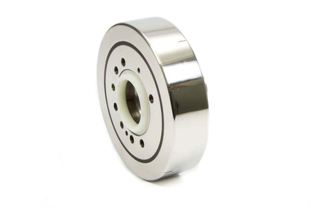 Professional Products PowerForce Stainless Harmonic Balancer - 6.400 in OD - Polished - 50 oz External Balance - Small Block Ford