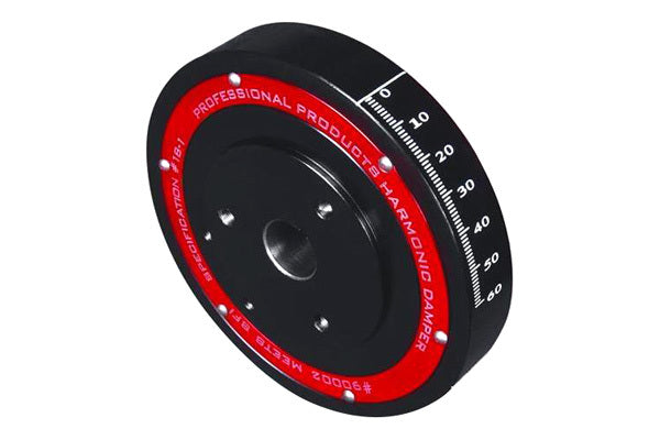 Professional Products PowerForce Plus SFI 18.1 Harmonic Balancer - 8.000 in OD - Black - Internal Balance - Small Block Chevy