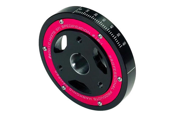 Professional Products PowerForce Plus Lightweight SFI 18.1 Harmonic Balancer - 6.000 in OD - Black - Internal Balance - Small Block Chevy