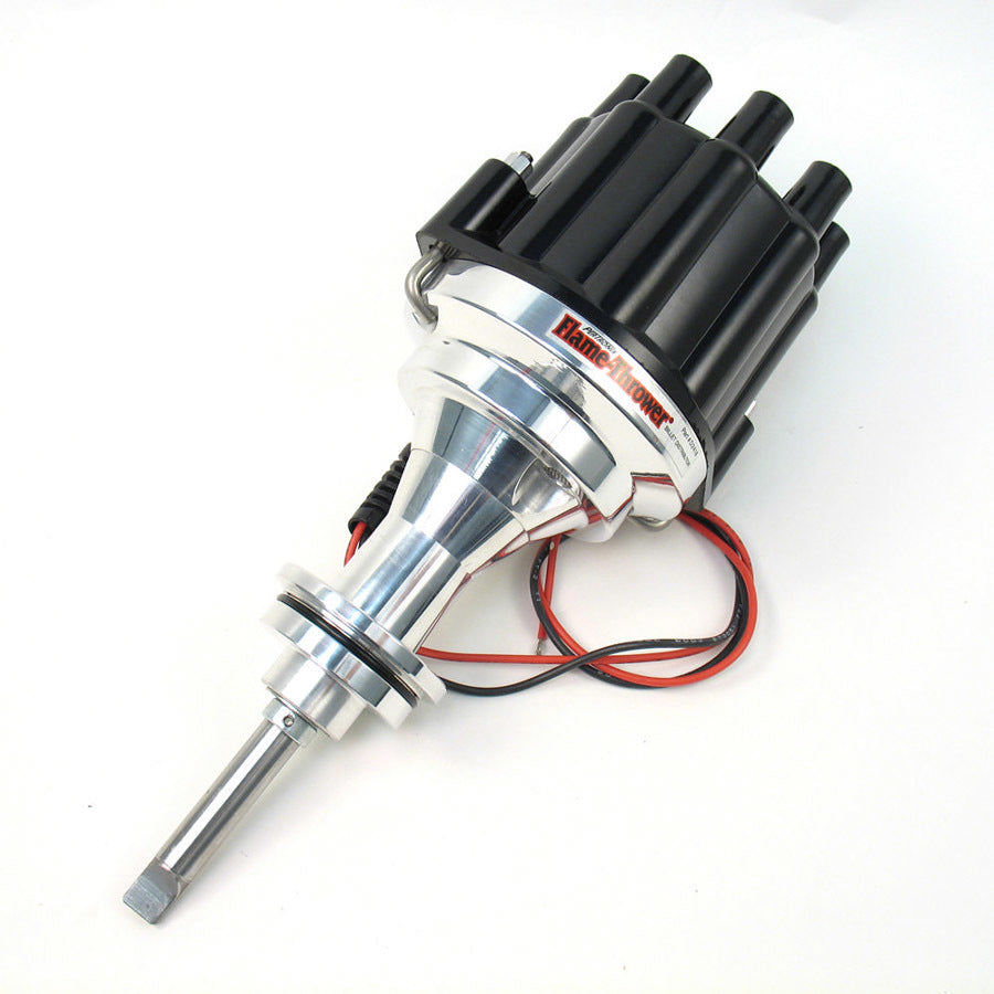 Pertronix Flame-Thrower Billet Marine Distributor - Mechanical Advance - Small Block Mopar