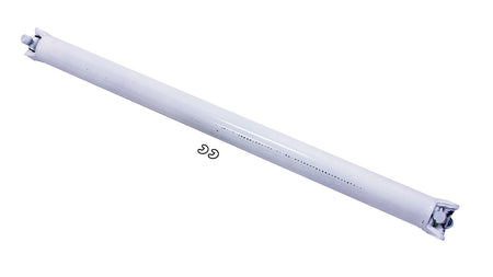 PST Steel Drive Shaft - 53.5 in Long - 3 in OD - 1310 U-Joints