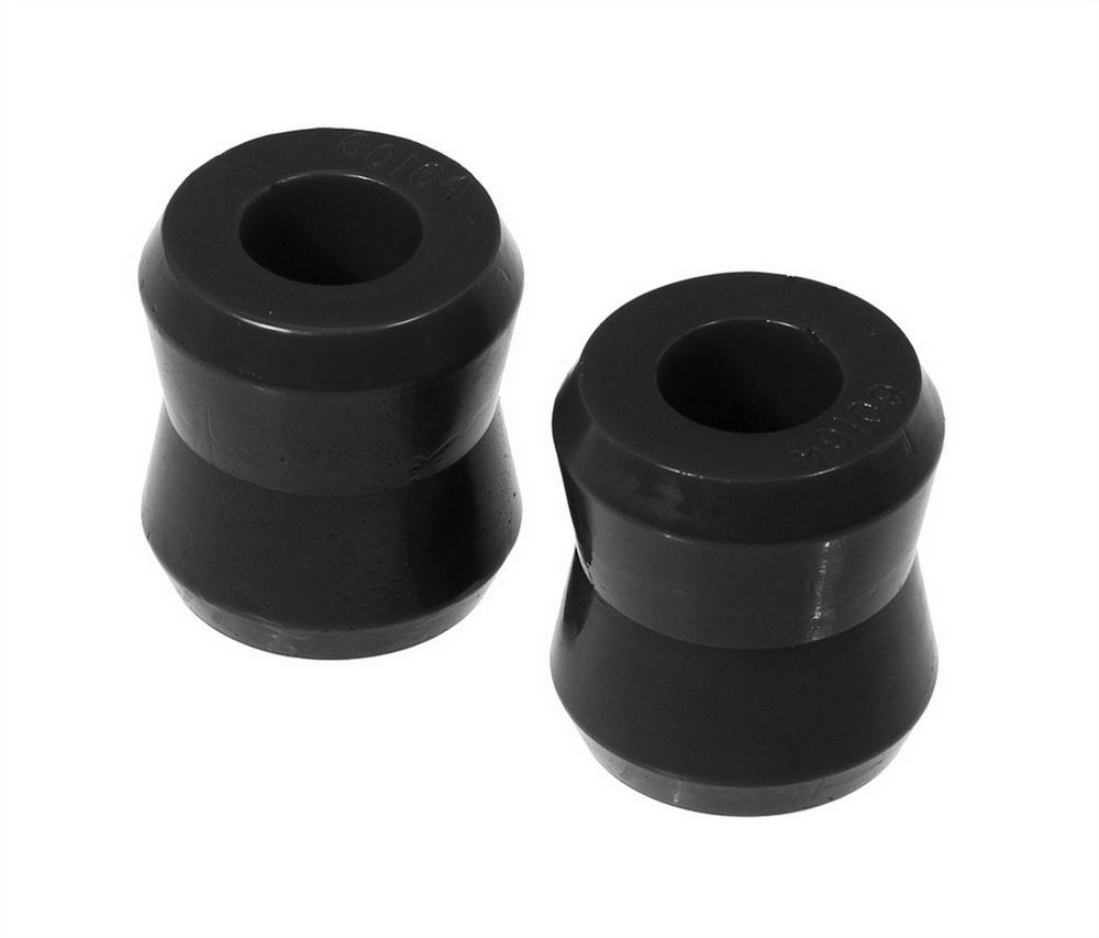 Prothane Hourglass Shock End Bushing - 0.688 in ID - 1.58 in Long - Polyurethane - Black - Universal (Pair)