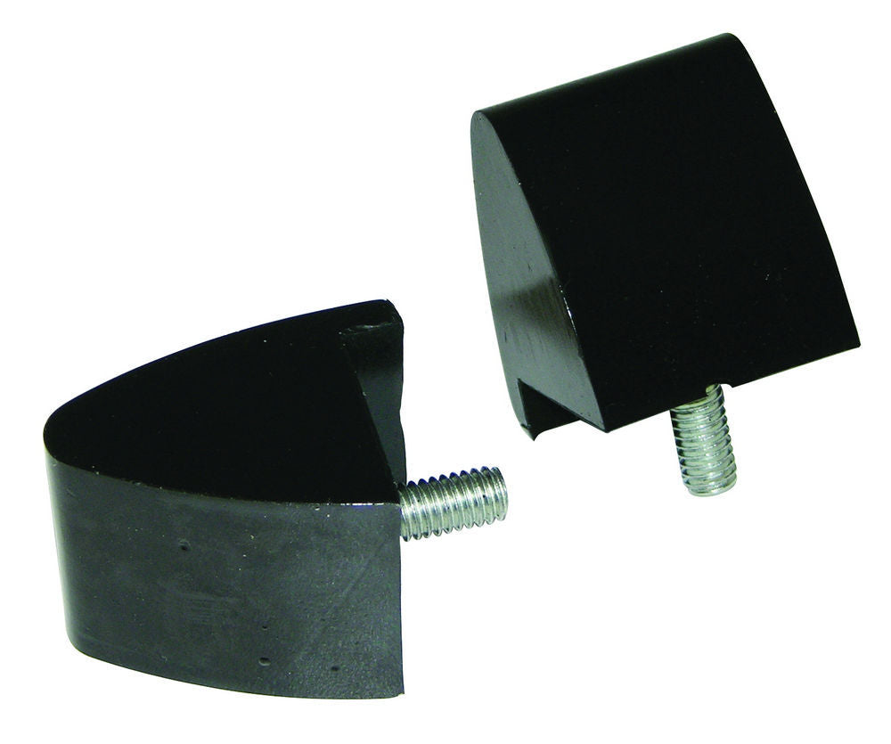 Prothane OEM Style Front Lower Control Arm Bump Stop - Stud Mount - Black - Ford Mustang 1964-73 (Pair)