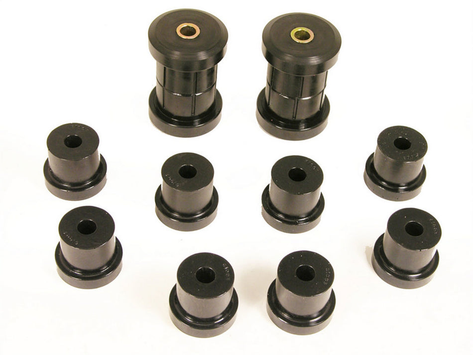 Prothane Spring Shackle Bushing - Multi-Leaf Springs - Rear - Black / Cadmium Plated - GM F-Body 1967-69
