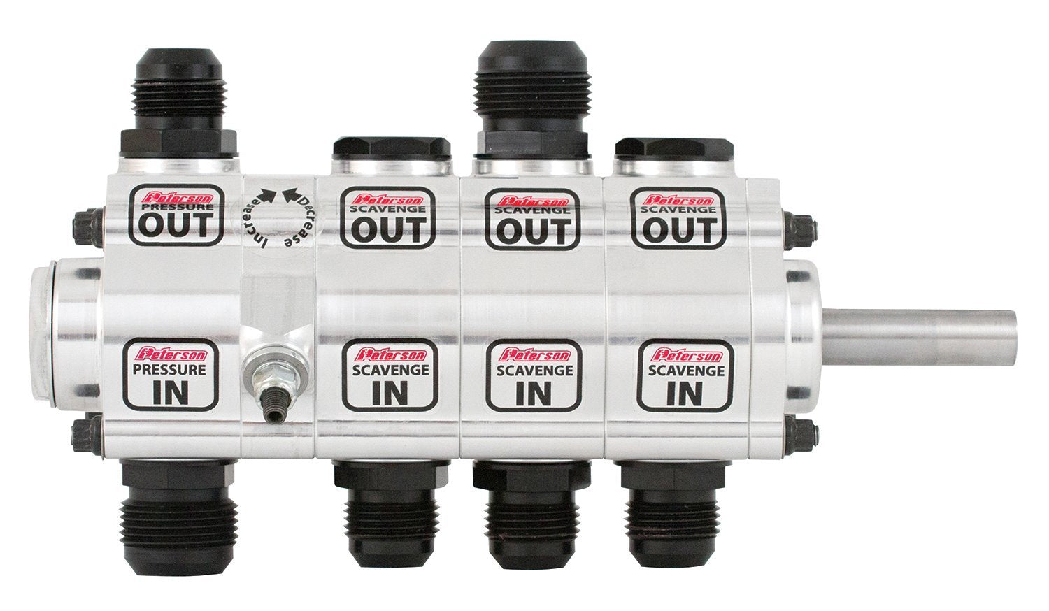 Peterson R4 4 Stage Dry Sump Oil Pump - Standard Volume - Right Side