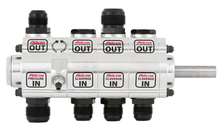 Peterson R4 4 Stage Dry Sump Oil Pump - High Volume - Right Side