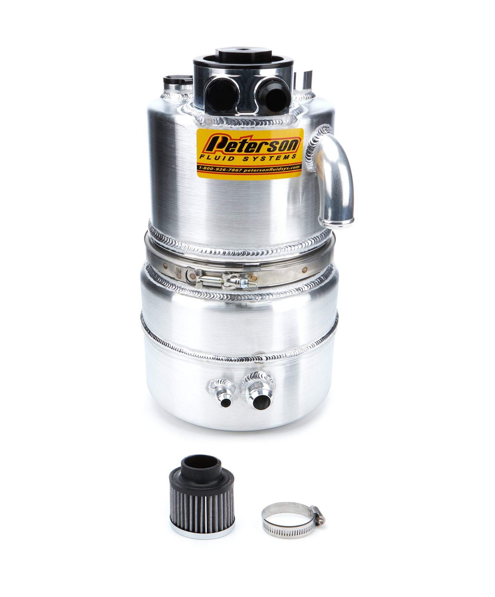 Peterson Dry Sump Oil Tank - 5 Gallon - 18.62 in Tall - 10 in OD