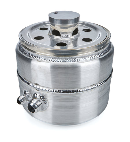 Peterson Fat Boy Oil Tank Retrofit Kit - 5 Gallon - 10 AN Male Inlet - 16 AN Male Outlet