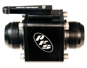 Peterson Manual Shut Off Valve - 16 AN Male to 16 AN Male - Black