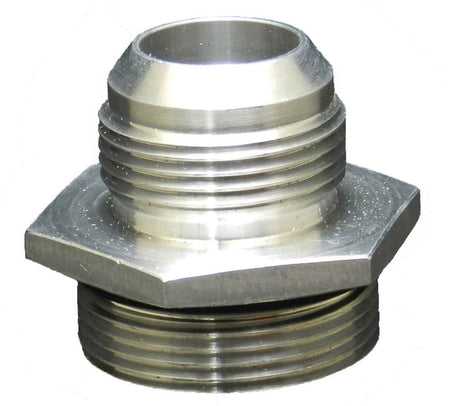 PWR 16 AN Male to 20 AN Male O-Ring Straight Radiator Inlet Fitting - Natural - PWR / C&R Radiators
