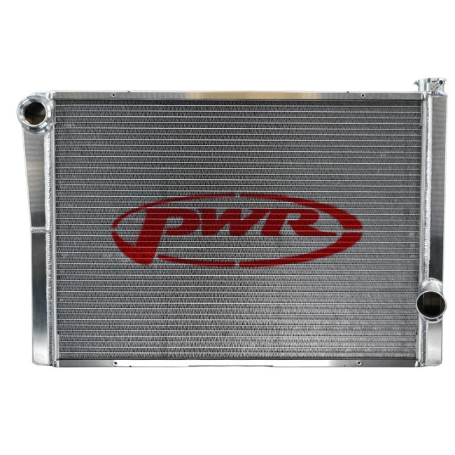 PWR Aluminum Single Pass Radiator - 28 in W x 19 in H x 1.75 in D