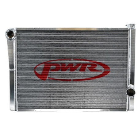 PWR Aluminum Single Pass Radiator - 28 in W x 19 in H x 1.75 in D