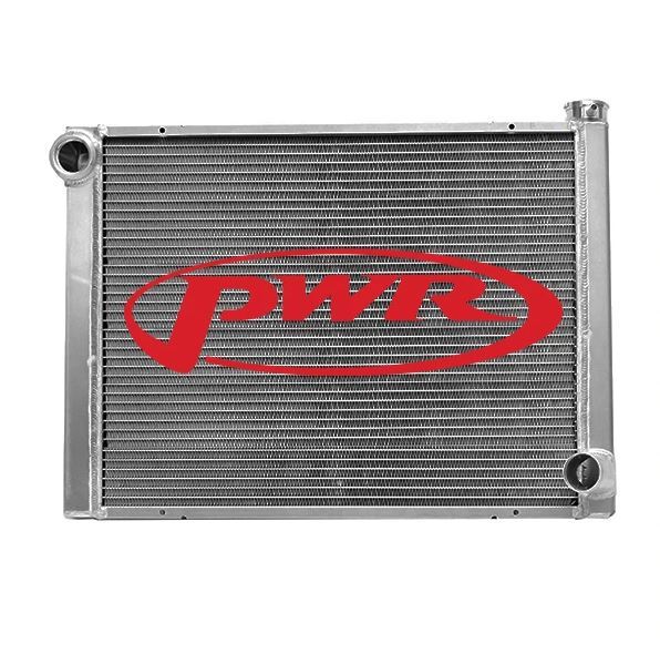 PWR Aluminum Single Pass Radiator - 31 in W x 18.5 in H x 1.75 in D