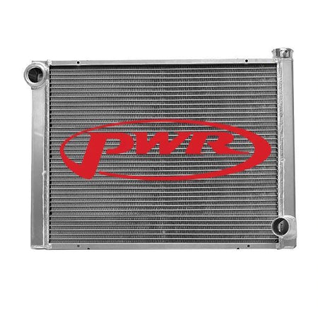 PWR Aluminum Single Pass Radiator - 31 in W x 18.5 in H x 1.75 in D