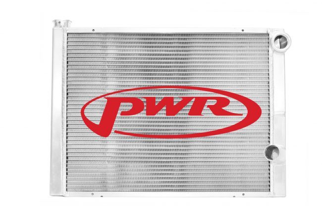 PWR Aluminum Dual Pass Radiator - 31 in W x 16 in H x 1.75 in D