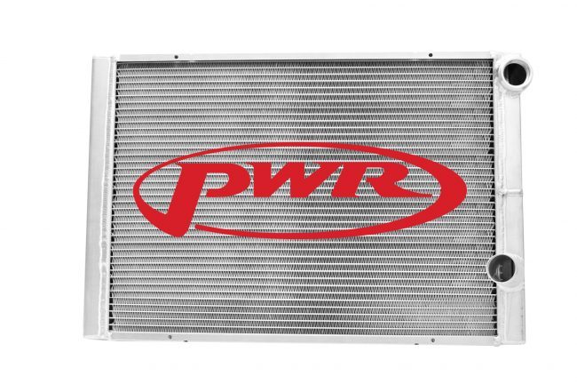 PWR Aluminum Dual Pass Radiator - Closed - 31 in W x 19 in H x 175 in D