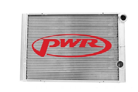 PWR Aluminum Dual Pass Radiator - Closed - 31 in W x 19 in H x 175 in D