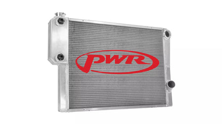 PWR Aluminum Dual Pass Radiator - 28 in W x 19 in H x 1.75 in D 905-28191