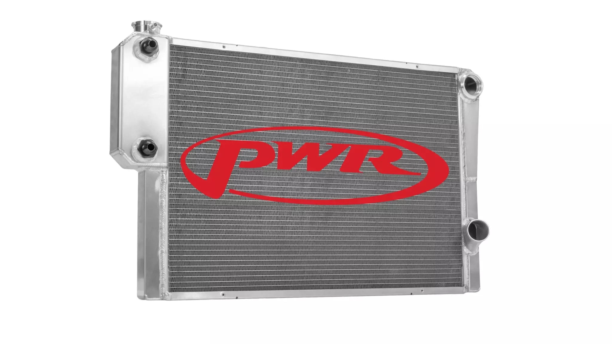 PWR Aluminum Dual Pass Radiator - 30 in W x 19 in H x 1.75 in D 905-30191