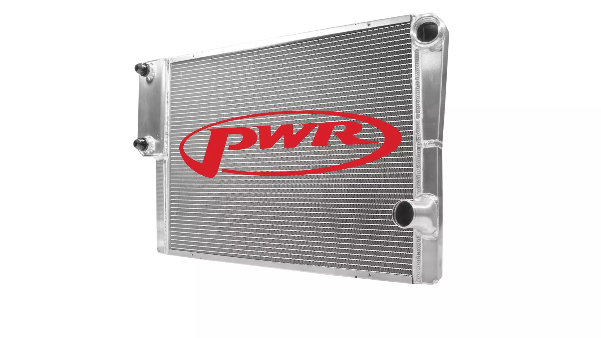 PWR Aluminum Dual Pass Radiator - 28 in W x 19 in H x 1.75 in D 906-28191