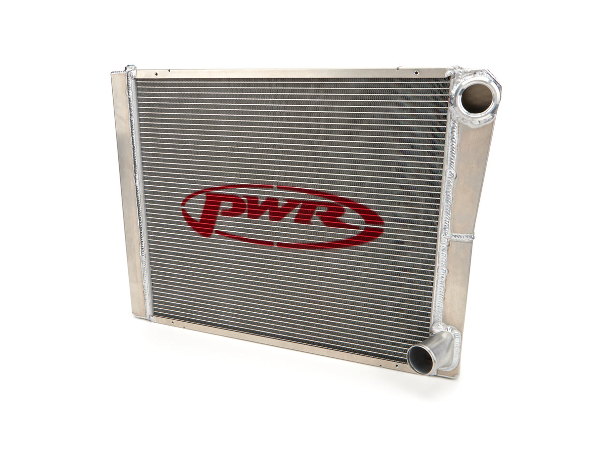 PWR Aluminum Dual Pass Dirt Modified Radiator - 24 in W x 19 in H x 2 in D