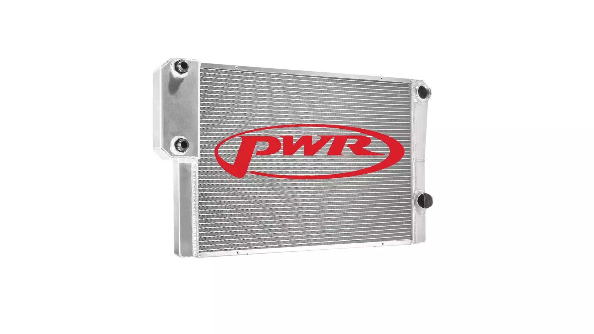 PWR Single Row Extruded Tube Aluminum Late Model Radiator - 30 in W x 19 in H x 1.75 in D