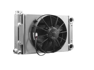 PWR Scirocco Aluminum Radiator - 22 in W x 13 in H x 7.25 in D