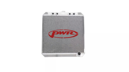 PWR Sprint Car Cross Flow Aluminum Radiator - 20 in W x 22 in H x 2.2 in D
