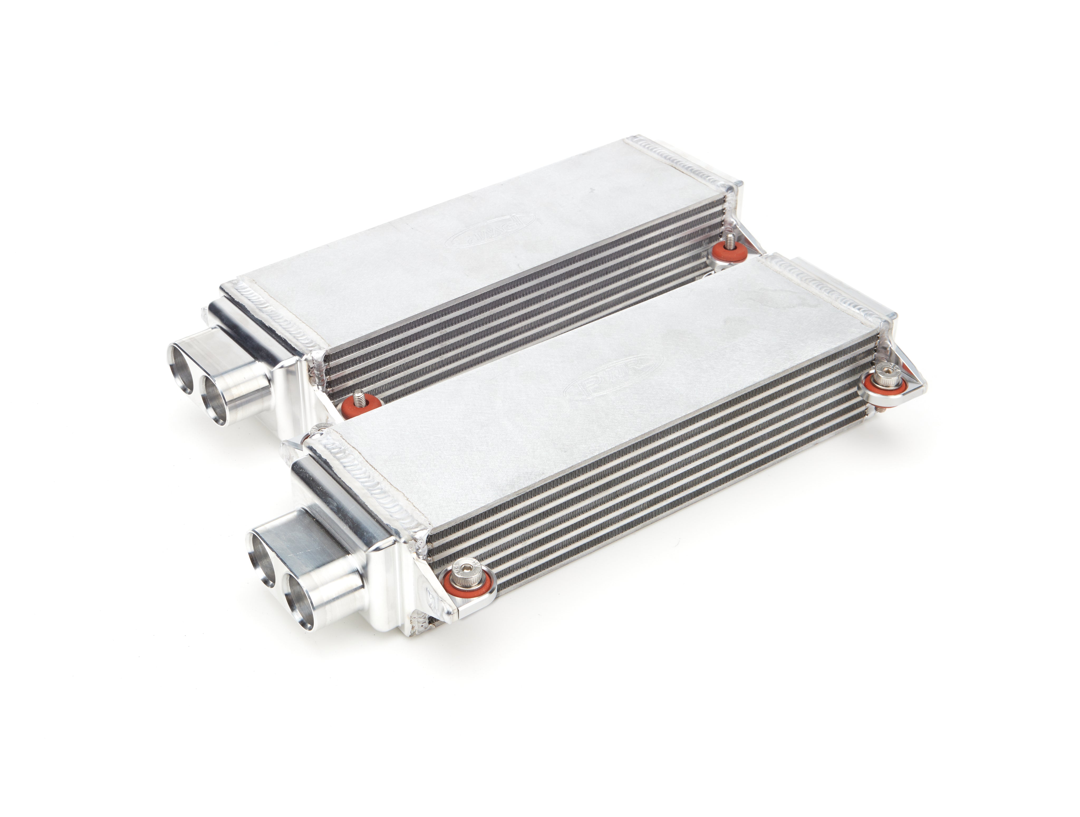 PWR Brick Heat Exchanger - 10.625 x 3.375 x 2.25 in Core - GM LS-Series - Chevy Corvette 2009-13 (Pair)