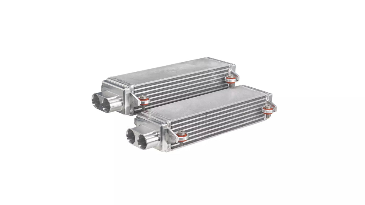 PWR Brick Heat Exchanger - 9.5 x 2.875 x 2.25 in Core - Cadillac V6 - Cadillac ATS-V 2016-19 (Pair)
