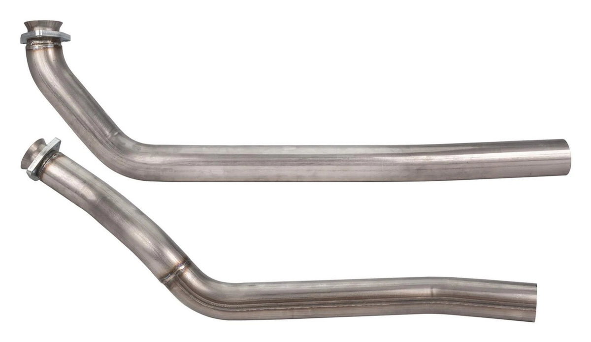 Pypes 2.5 in Diameter Stainless Downpipe - Stock 3-Bolt Manifolds - GM B-Body 1965-70 (Pair)