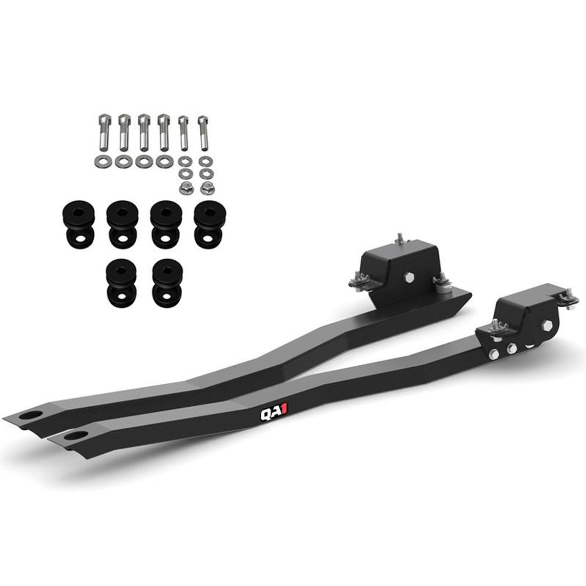 QA1 Bolt-On Subframe Connector Kit - Black - GM F-Body 1975-81