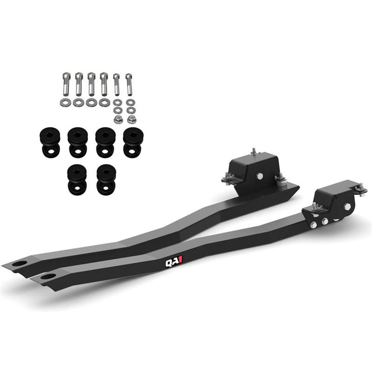 QA1 Bolt-On Subframe Connector Kit - Black - GM F-Body 1975-81