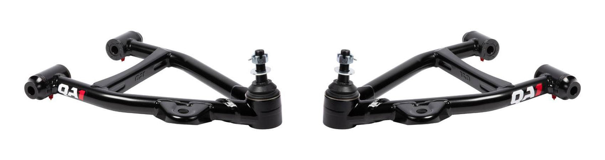 QA1 Eco-Comp Lower Control Arm Kit - Black - Ford Mustang 1979-93