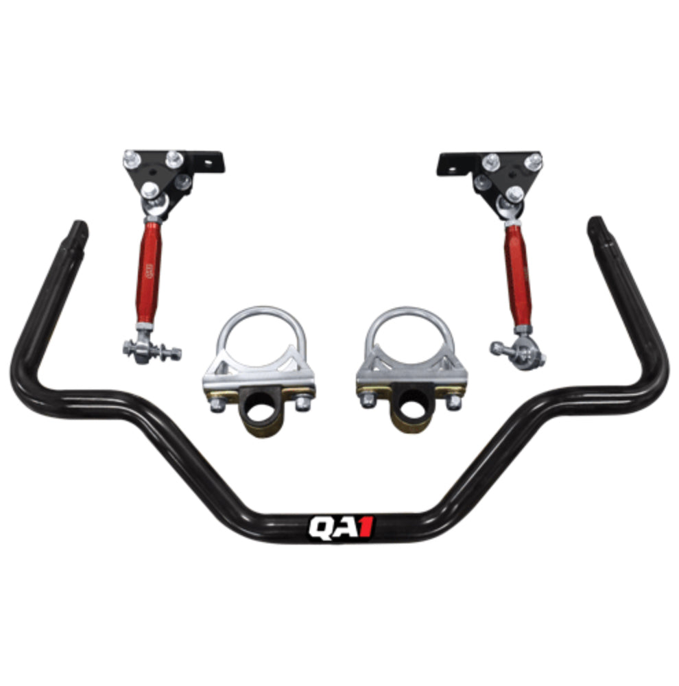 QA1 Rear Sway Bar - 1.25 in Diameter - Black - Ford Fullsize Truck 1973-79