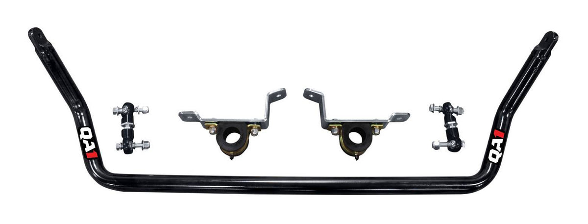 QA1 Front Sway Bar - 1.375 in Diameter - Black - GM Fullsize Truck 1963-87