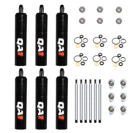 QA1 5Q Series Twintube Steel Shock Builder Kit - 9 in Travel - Dry Valve