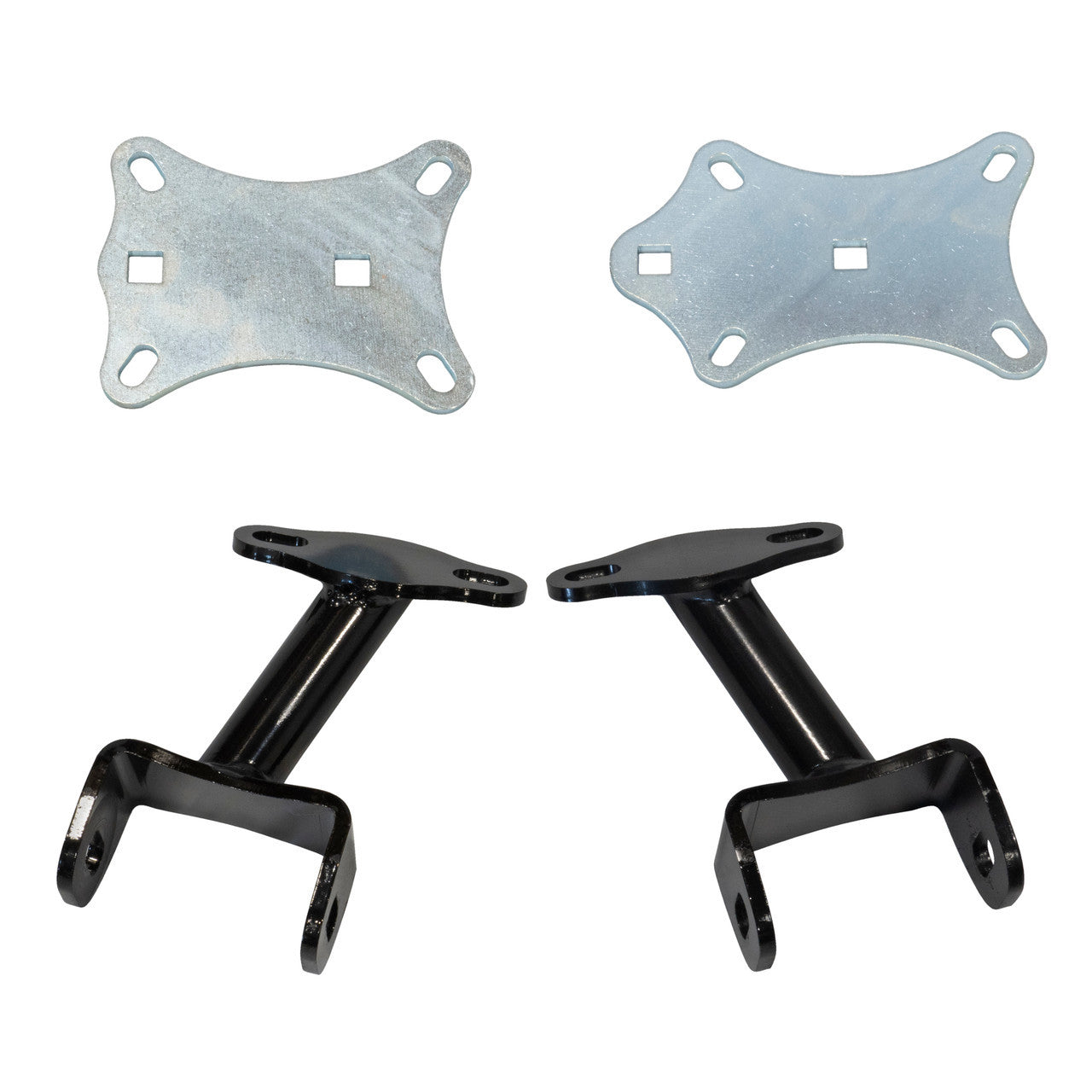 QA1 Motor Mount Kit - Black - GM LS-Series - GM Fullsize Truck 1963-87
