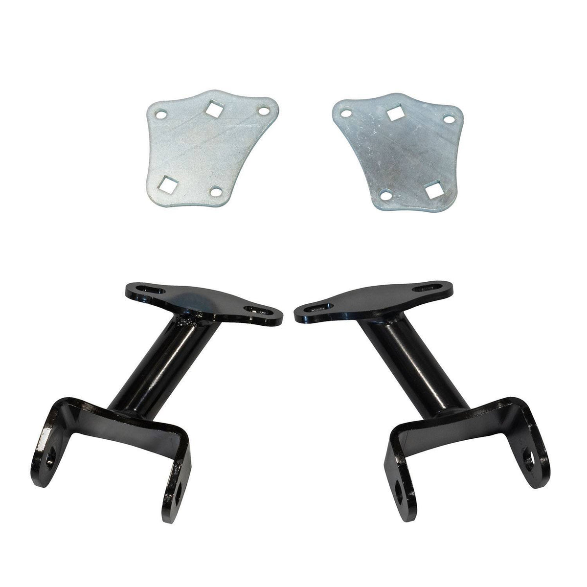 QA1 Motor Mount Kit - Black - Small Block Chevy / Big Block Chevy - GM Fullsize Truck 1963-66 / 1973-87