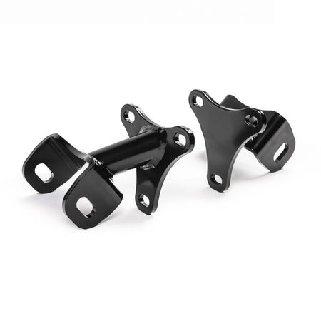 QA1 Motor Mount Kit - Black - Chevy V8 - GM F-Body 1982-92