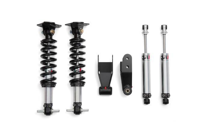 QA1 Lowering Kit - 3 in Front / 3 in Rear - Double Adjustable - GM Fullsize Truck 2007-18 2WD
