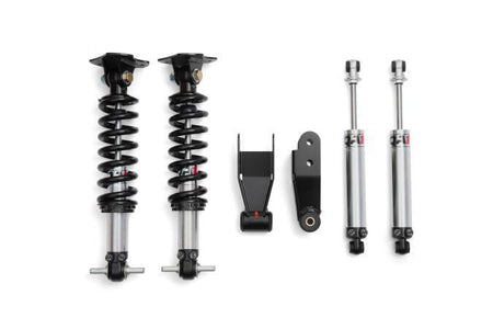 QA1 Lowering Kit - 3 in Front / 3 in Rear - Double Adjustable - GM Fullsize Truck 2007-18 4WD