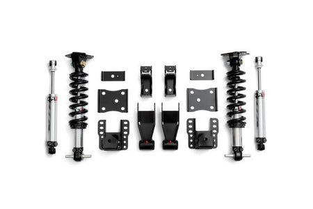 QA1 Lowering Kit - 3 in Front / 6 in Rear - Double Adjustable - GM Fullsize Truck 2007-18 4WD