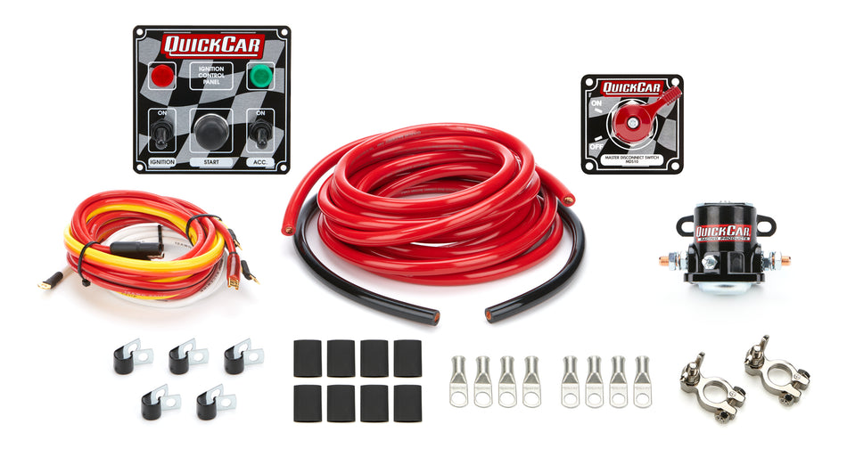 QuickCar Late Model Wiring Kit w/ 50-010 Panel