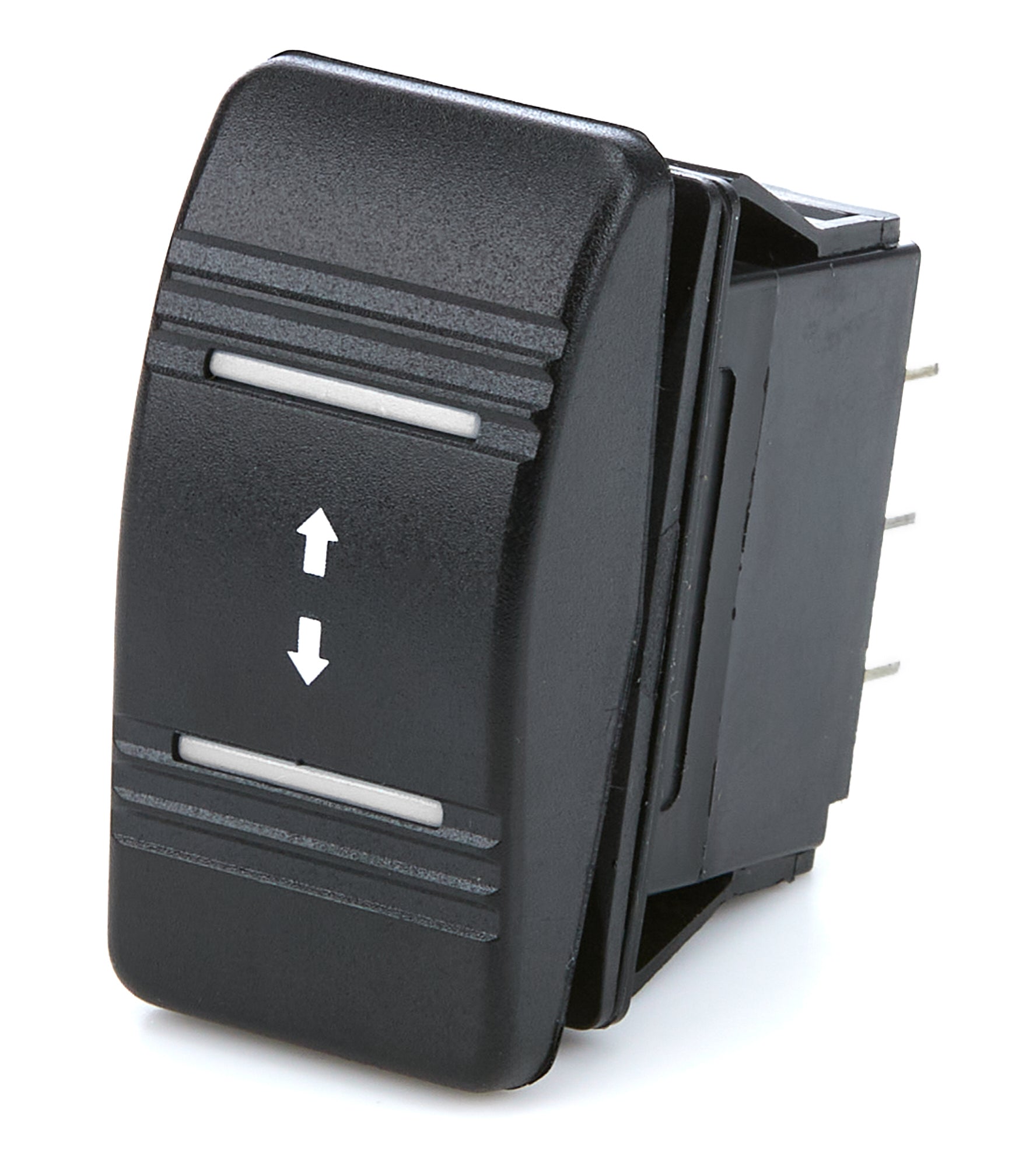 QuickCar Momentary Rocker Switch - 12V - Black