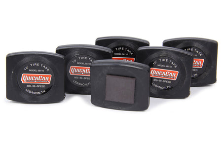 QuickCar Tape Measure - 10 ft Length - 0.25 in Width - Magnetic Back (Set of 6)