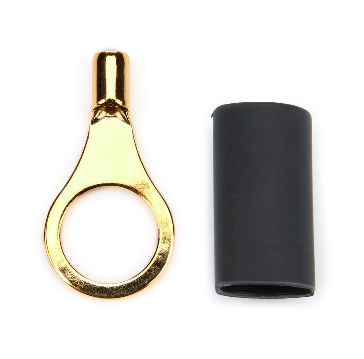 QuickCar Ring Terminal - 5/16 in Hole - 18-22 Gauge Wire - Heat Shrink (Pair)