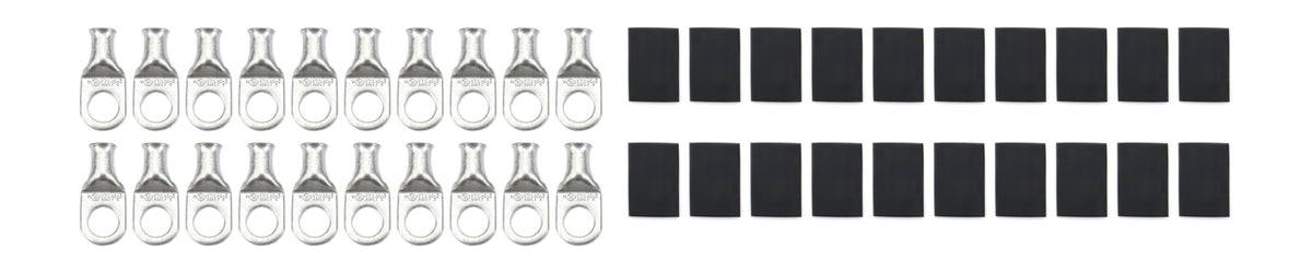 QuickCar 4 Gauge Battery Terminal - 1/2 in Eyelet (20 Pack)