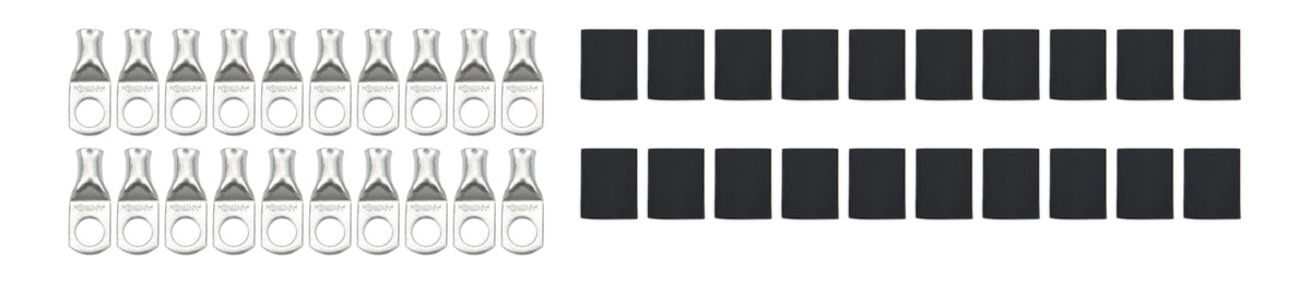 QuickCar 2 Gauge Battery Terminal - 1/2 in Eyelet (20 Pack)