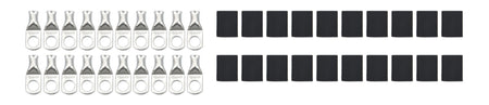 QuickCar 2 Gauge Battery Terminal - 1/2 in Eyelet (20 Pack)